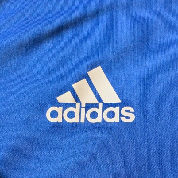 adidas long sleeved 1/4 Zip knit shirt - Picture 3 of 9